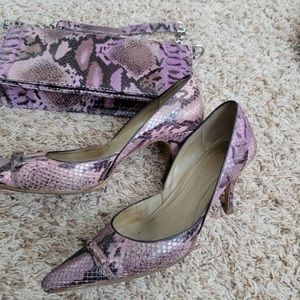 💼 Ann Taylor Leather Purse & Shoe Sets